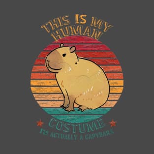 This is my human costume. I'm actually a Capybara T-Shirt