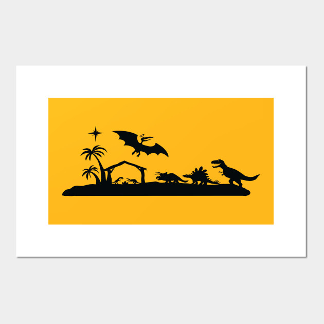 Dinosaur Nativity Christmas Christmas Dinosaur Posters And Art Prints Teepublic Featuring over 42,000,000 stock photos. teepublic