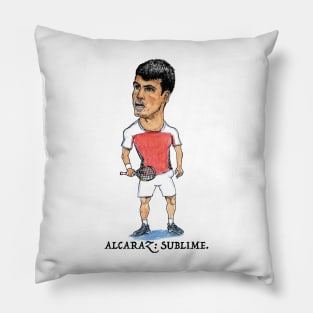 Carlos Alcaraz Pro tennis player Pillow