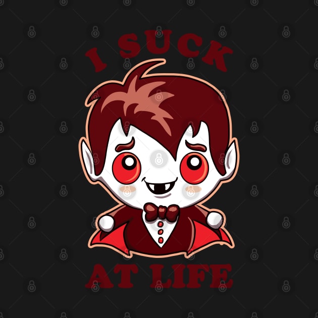 I Suck At Life | Cute Vampire by TMBTM