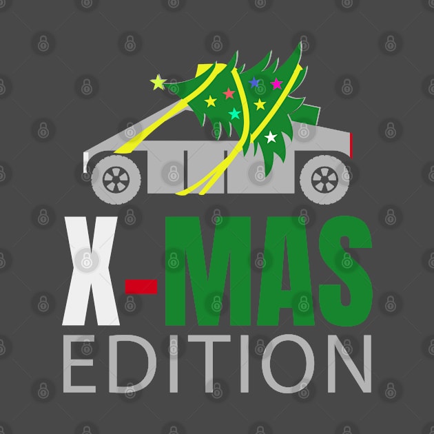 Cyber Pickup Truck X-MAS Edition by sheepmerch