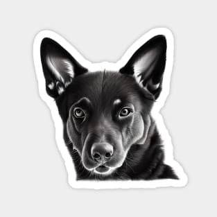 Australian Kelpie Dog Magnet