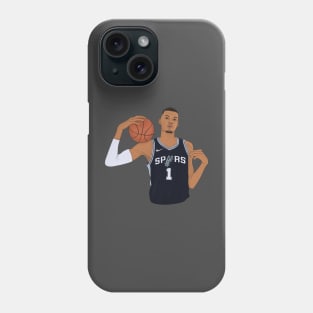 Victor Wembanyama Digital Illustration Phone Case