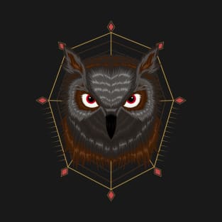 Owl vector Illustration T-Shirt