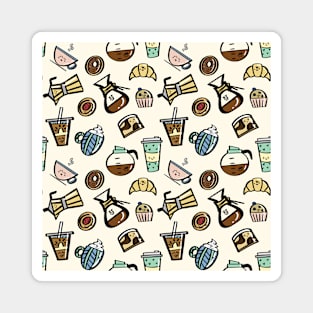 Coffee & Pastries Magnet