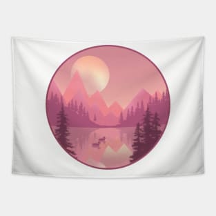 Beautiful lake view Tapestry