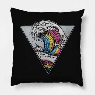 Pansexual Ocean Wave Pillow