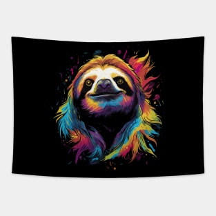 Sloth Smiling Tapestry