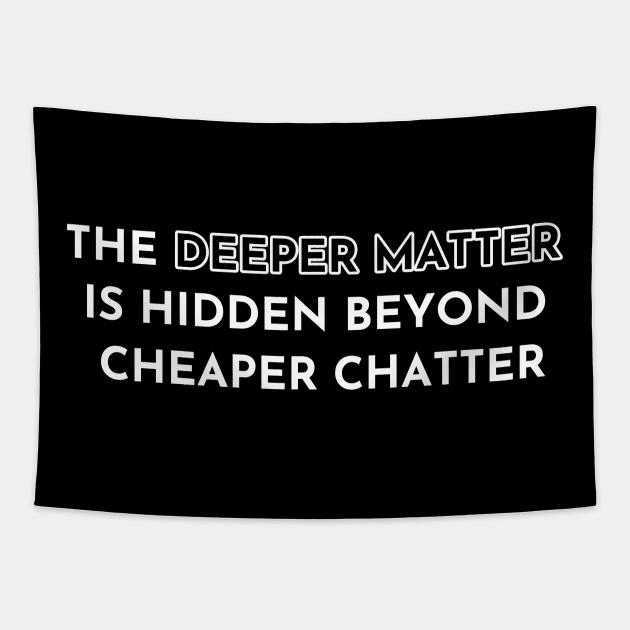 The Deeper Matter... Tapestry by Living Emblem