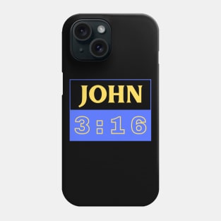 Bible Verse John 3:16 | Christian Phone Case