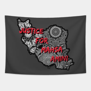 Justice For Mahsa Tapestry