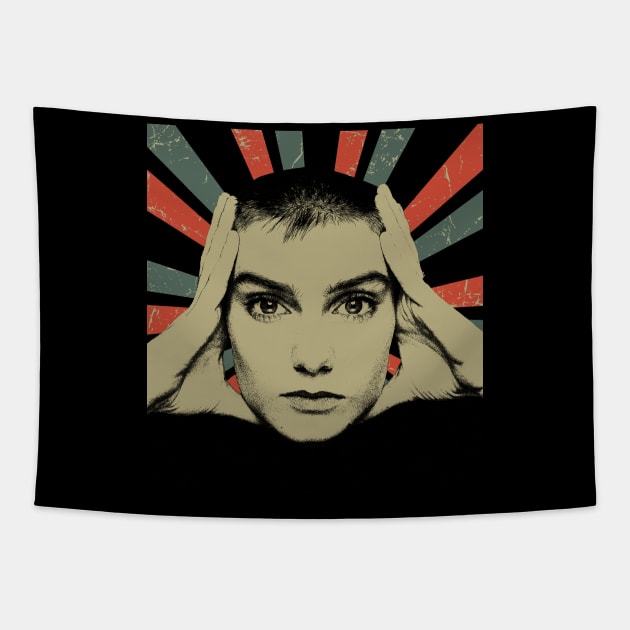 Sinéad O'Connor || Vintage Art Design || Exclusive Art Tapestry by Setipixel