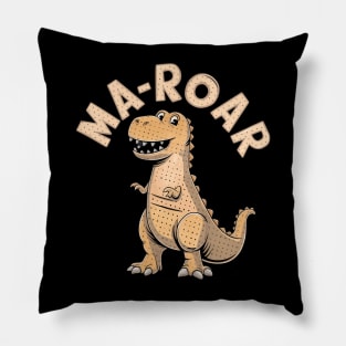 Ma-Roar Passover Jewish Holiday Dinosaur Dino Seder Jewish Pillow