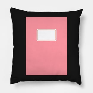 Back to School Bright Pink Pillow