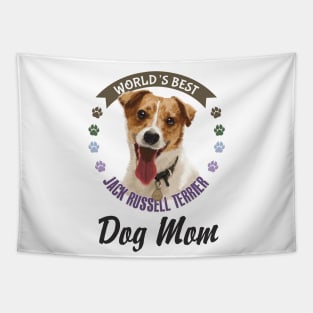 Jack Russell Terrier, World's Best Dog Mom Tapestry