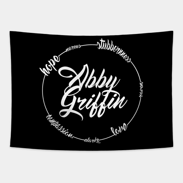 Abby Griffin Lettering Tapestry by ArtisanGriffinKane