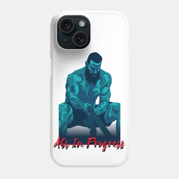 Abs In Progress Phone Case by vcent