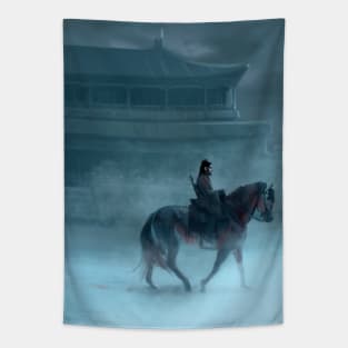 Mounted Taoist Tapestry