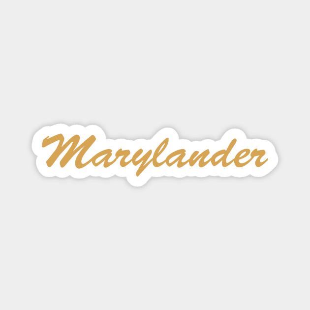 Marylander Magnet by Novel_Designs