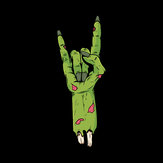 Zombie rock on by teahabe