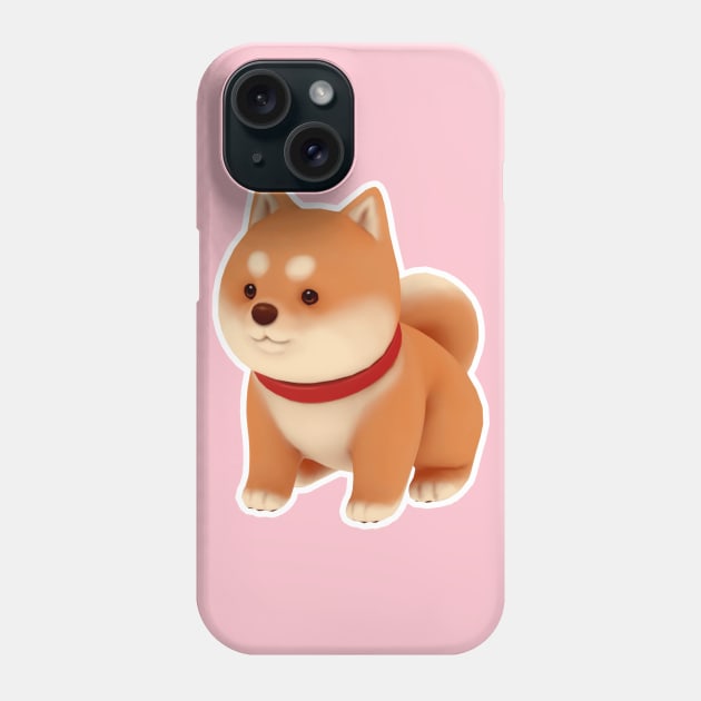 Funny Shiba Phone Case by MadDesigner