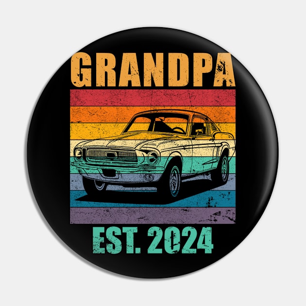 New 2024 Grandfather Granddad Grandpa Granddaddy or Paw Paw Pin by New Hights