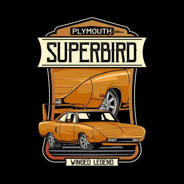 Plymouth Superbird Classic Car by milatees