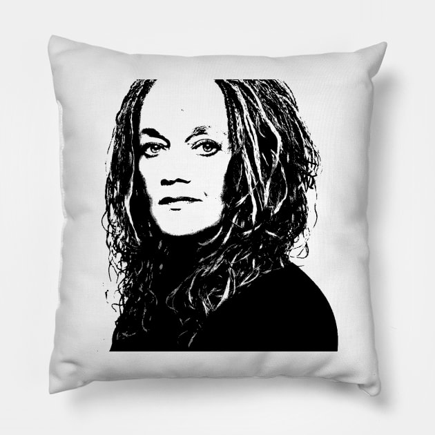 Kathleen Cleaver-3 Pillow by truthtopower