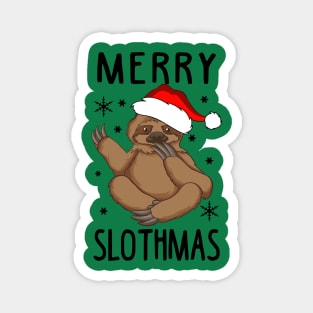 Merry Slothmas Ugly Christmas Sweatshirt Magnet