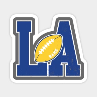 Big Bold Los Angeles Rams Monogram Magnet