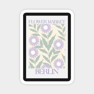 Flower Market Berlin Magnet