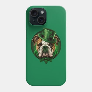 Bulldog St. Patrick's Day Phone Case