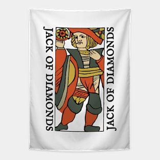 Character of Playing Card Jack of Diamonds Tapestry