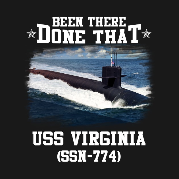USS Virginia SSN-774  Veterans Day Christmas Gift by gussiemc