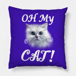 My Cat oh oh Pillow