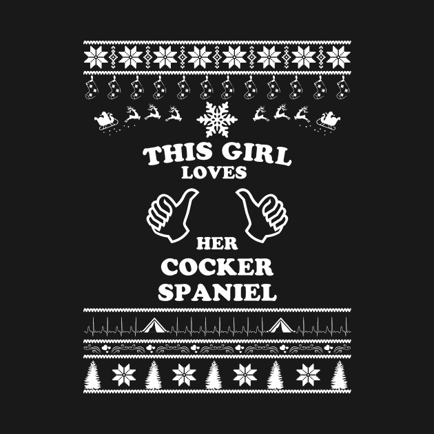 Merry Christmas COCKER SPANIEL by bryanwilly