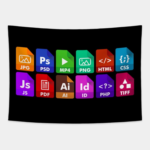 Web Developer Graphic Designer Tapestry by ballhard