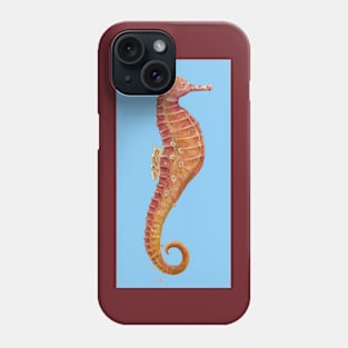 Seahorse (Celeste Blue) Phone Case