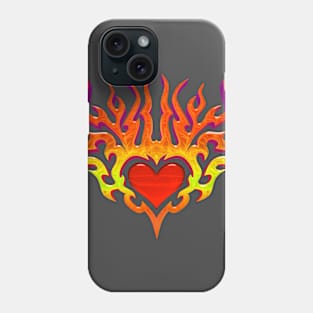 Burning Heart Phone Case