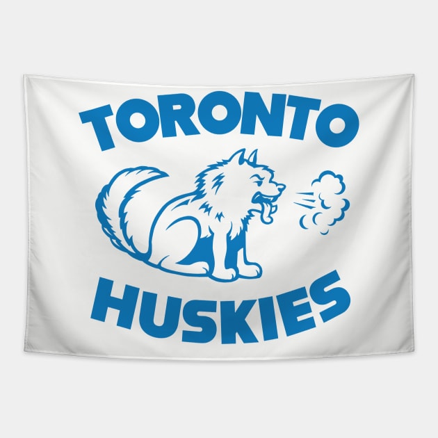 Defunct Toronto Huskies Basketball Retro 1946 Tapestry by LocalZonly