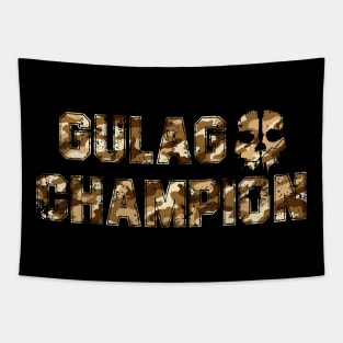 Gulag Champion Warzone Camo Tapestry