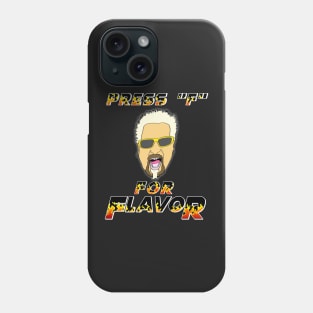 Press F for flavor spicy chef meme flames Phone Case