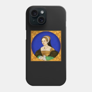 Digital portrait of Katherine Howard Phone Case