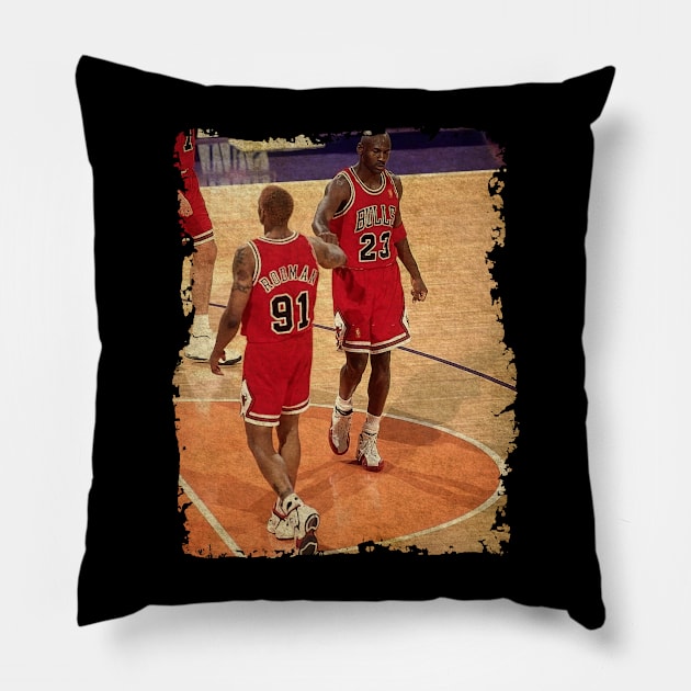 The Best Player and The Best Jumper Ever Pillow by Omeshshopart