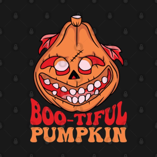 Spooky Bootiful Pumpkin by JaiStore