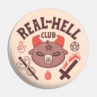 Cute Baphomet - Real Hell Club Pin