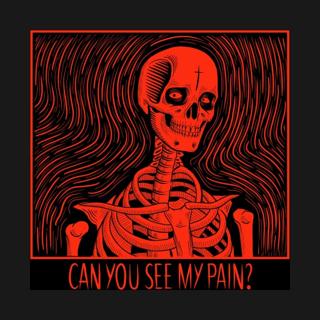 CAN YOU SEE MY PAIN? by DANIELE VICENTINI