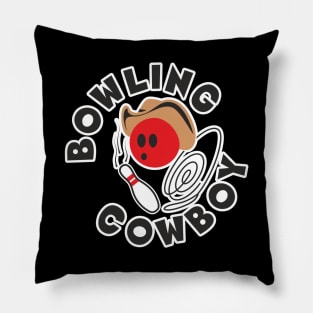 Bowling cowboy Pillow