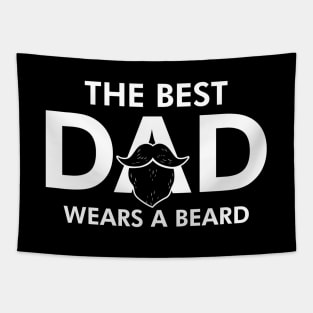 The Best Bearded Dad Best Dad Gift For Bearded Fathers Tapestry