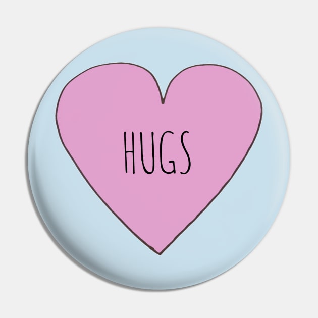 Hug Love Pin by wanungara